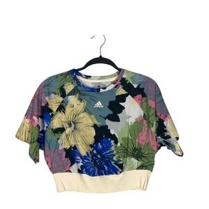 Adidas floral dolman top